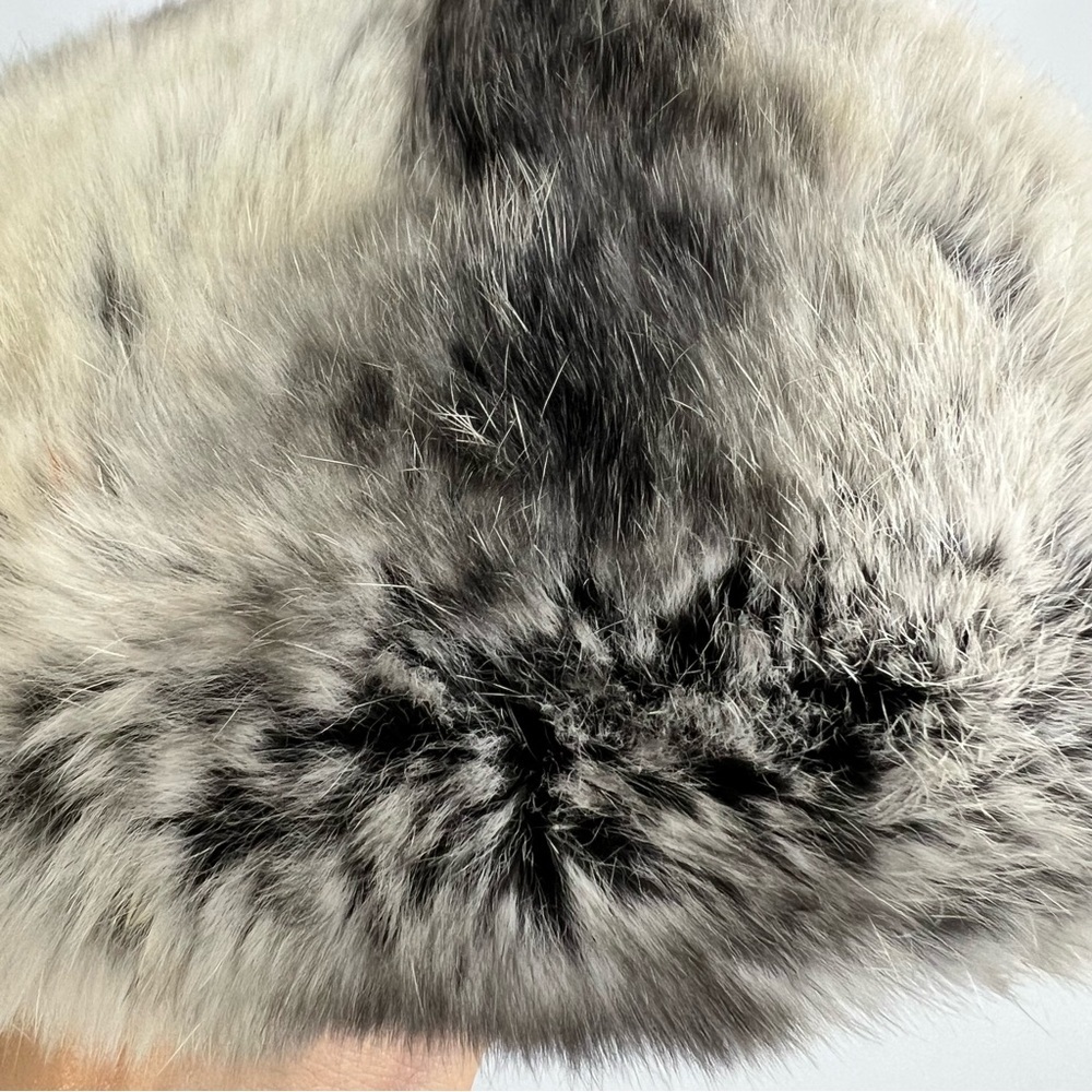 Vintage 60s 70s Simpsons Canadian union made genuine silver fox fur Cossack hat - Picture 5 of 10